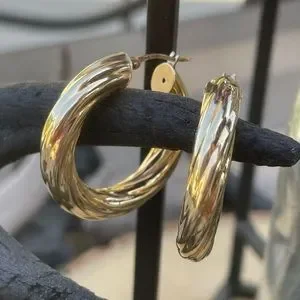 Jewelry | 14k Gold Hoop Earrings | Poshmark